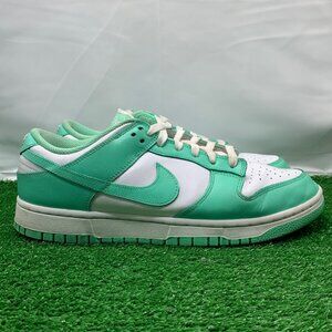 Nike Dunk Low Green Glow Women's Size 11 DD1503-105 Pre-Owned Flawed No Box